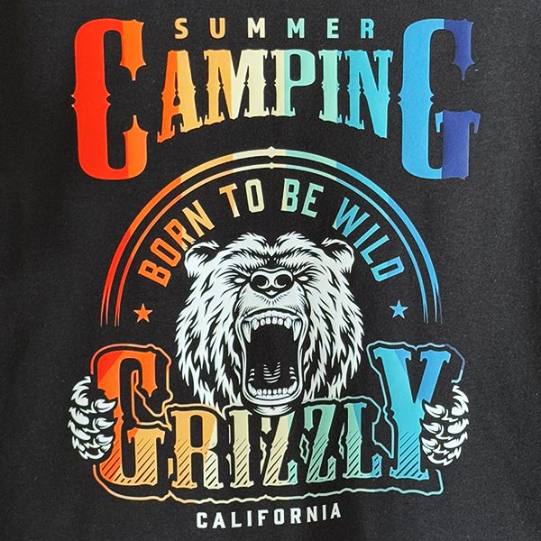 DTF Biały kubek z nadrukami różowego słonia i żółtej żyrafy